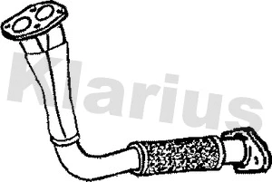 Tuyau d'échappement KLARIUS 301024