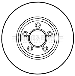 Disque de frein BORG & BECK BBD5275