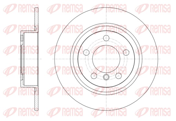 Disque de frein REMSA 61619.00