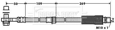 Flexible de frein BORG & BECK BBH7359