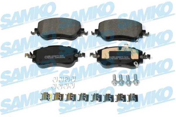 Kit de plaquettes de frein, frein à disque SAMKO 5SP2292K