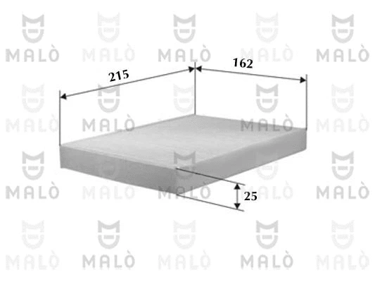 Filtre, air de l'habitacle AKRON-MALÒ 1530611