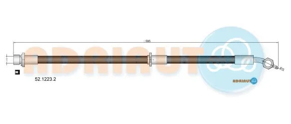 Flexible de frein ADRIAUTO 52.1223.2