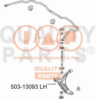 Bras de liaison, suspension de roue IAP QUALITY PARTS 503-13093