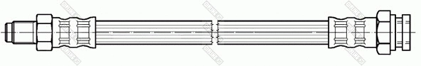 Flexible de frein GIRLING 9002106