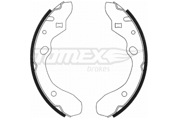 Jeu de mâchoires de frein TOMEX Brakes TX 20-91