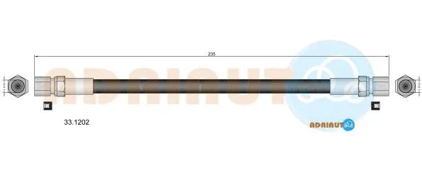 Flexible de frein ADRIAUTO 33.1202