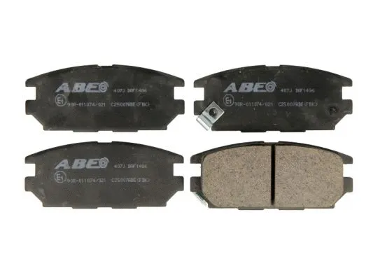 Kit de plaquettes de frein, frein à disque ABE C25007ABE