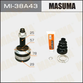 Jeu de joints, arbre de transmission MASUMA MI-38A43