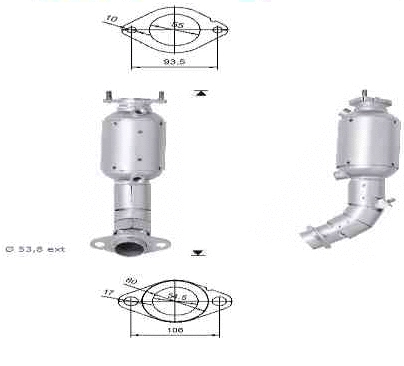 Catalyseur VEGAZ GmbH SZK-952