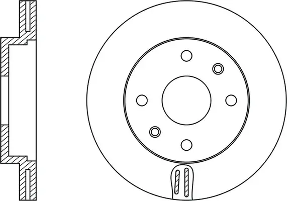 Disque de frein FIT FR0238V