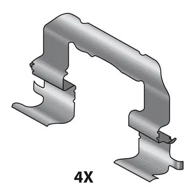 Kit d'accessoires, plaquette de frein à disque RAICAM 12079680