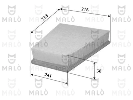 Filtre à air AKRON-MALÒ 1500058