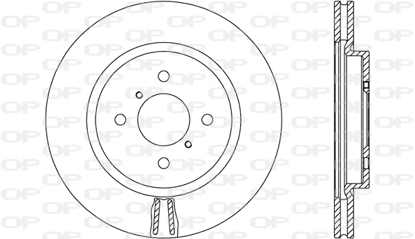 Disque de frein OPEN PARTS BDA2661.20