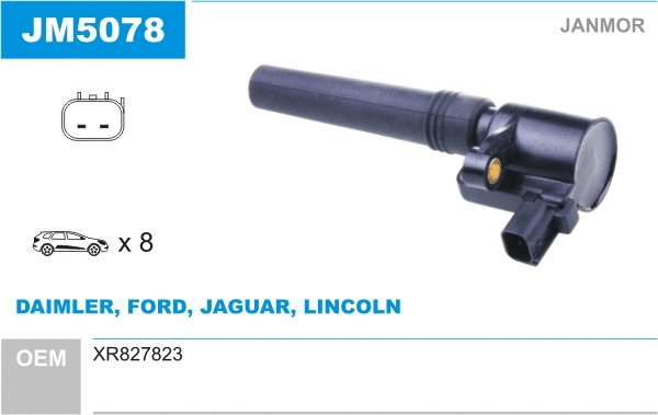 Bobine d'allumage JANMOR JM5078