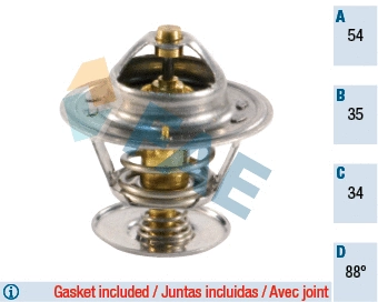 Thermostat, liquide de refroidissement FAE 5304388