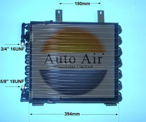 Condenseur, climatisation AUTO AIR GLOUCESTER 16-9683