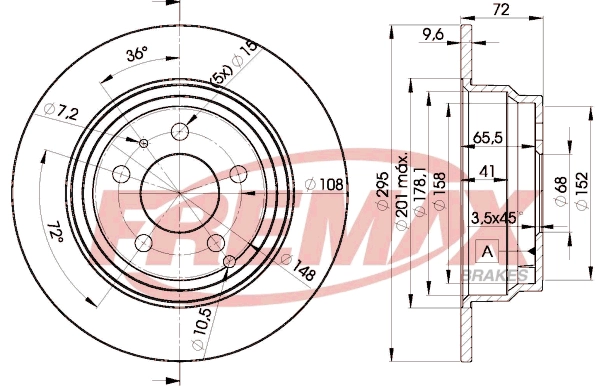 Disque de frein FREMAX BD-7940