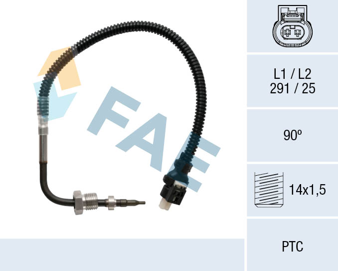 Capteur, température des gaz FAE 68053