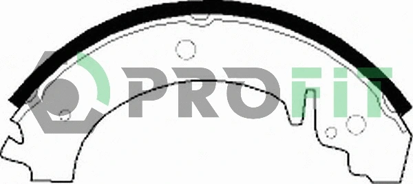 Jeu de mâchoires de frein PROFIT 5001-0590