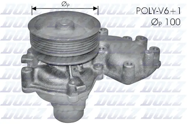 Pompe à eau, refroidissement du moteur DOLZ S227