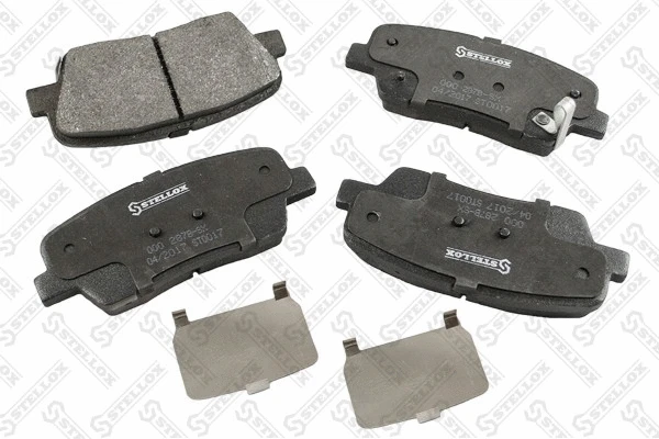 Kit de plaquettes de frein, frein à disque STELLOX 000 287B-SX