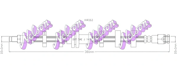 Flexible de frein KAWE H4161