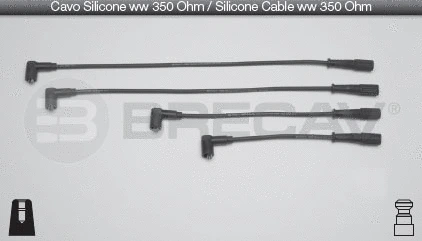 Kit de câbles d'allumage BRECAV 06.578