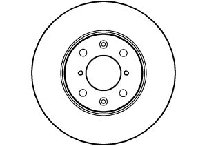 Disque de frein ABTEX BD1358V