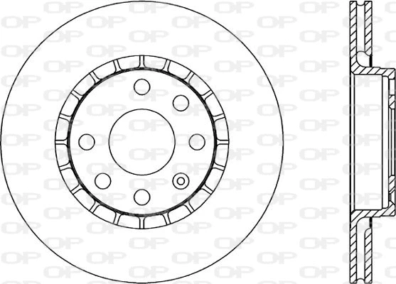 Disque de frein OPEN PARTS BDA1415.20
