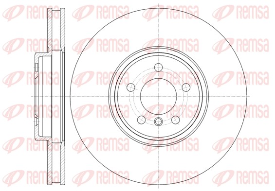 Disque de frein REMSA 61333.10
