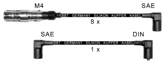 Kit de câbles d'allumage BBT ZK0453