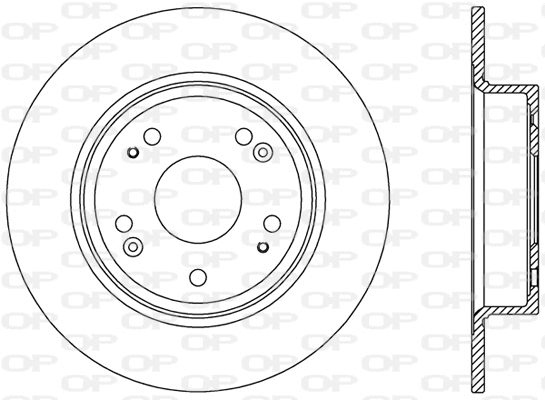 Disque de frein OPEN PARTS BDR2495.10