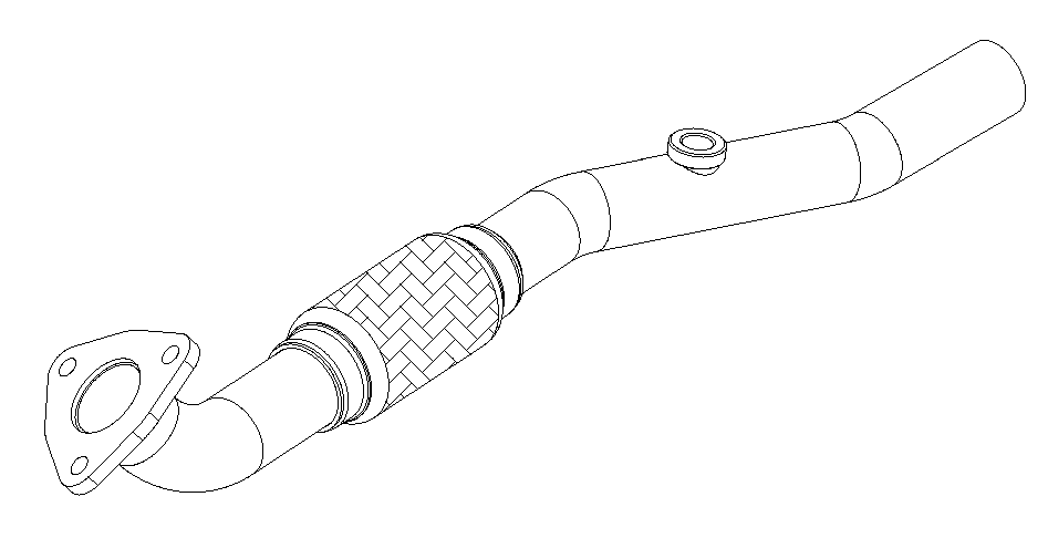 Tuyau d'échappement Vellerand 15361