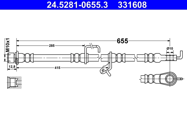 Flexible de frein ATE 24.5281-0655.3