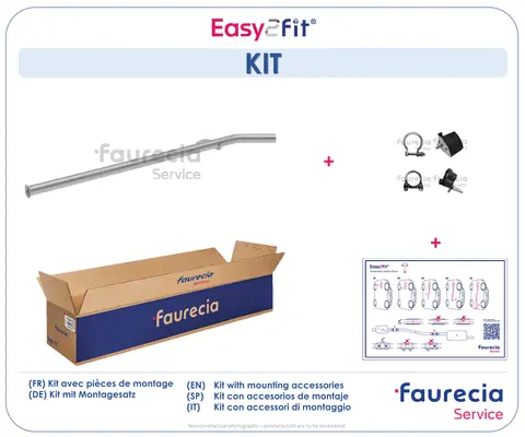 Tuyau d'échappement Faurecia FS55316