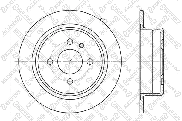 Disque de frein STELLOX 6020-1510-SX