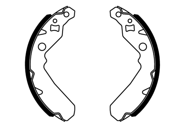 Jeu de mâchoires de frein E.T.F. 09-0686