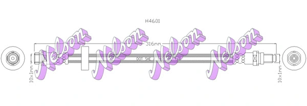 Flexible de frein KAWE H4601