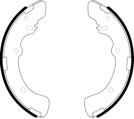 Jeu de mâchoires de frein SB BS23686