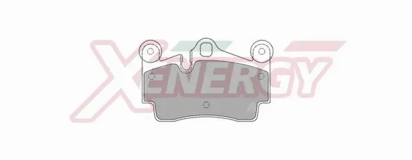 Kit de plaquettes de frein, frein à disque AP XENERGY X40895