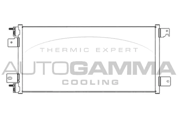 Condenseur, climatisation AUTOGAMMA 107878