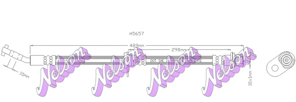 Flexible de frein BROVEX-NELSON H5657