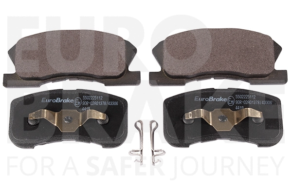 Kit de plaquettes de frein, frein à disque EUROBRAKE 5502225112