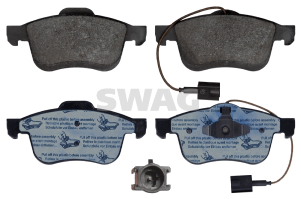 Kit de plaquettes de frein, frein à disque SWAG 72 11 6104