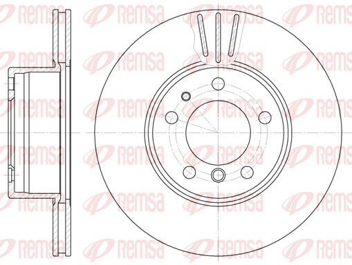 Disque de frein REMSA 6348.10