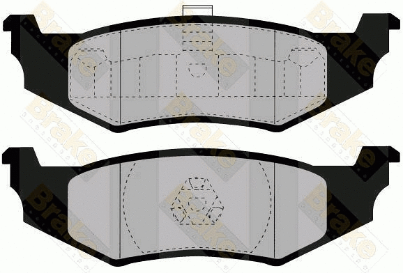 Kit de plaquettes de frein, frein à disque Brake ENGINEERING PA1331