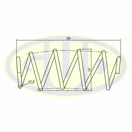 Ressort de suspension G.U.D. GCS085721