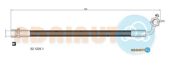 Flexible de frein ADRIAUTO 52.1225.1