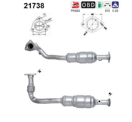 Catalyseur AS 21738